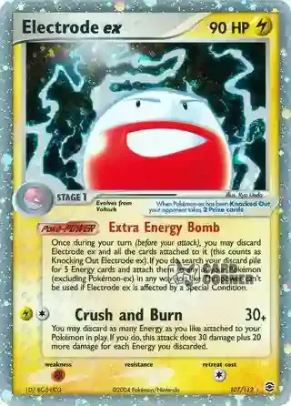 EX FireRed & LeafGreen Kartenliste - Lektrobal ex 107/112