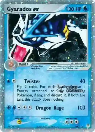 EX FireRed & LeafGreen Kartenliste - Garados ex 109/112