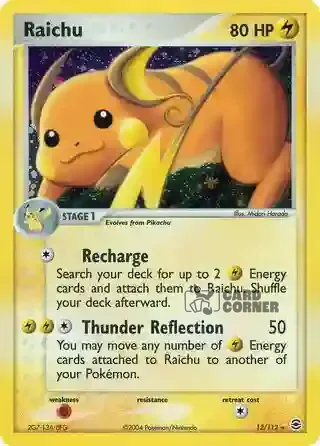 EX FireRed & LeafGreen Kartenliste - Raichu 12/112
