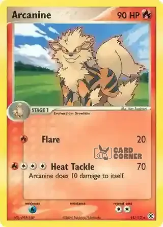 EX FireRed & LeafGreen Kartenliste - Arkani 18/112