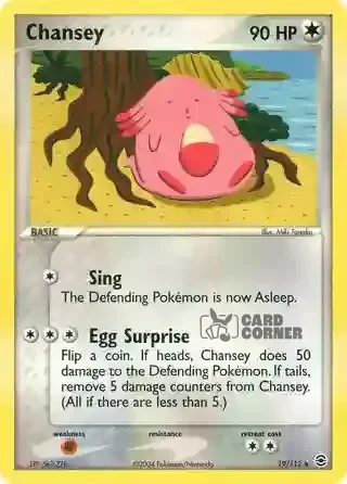 EX FireRed & LeafGreen Kartenliste - Chaneira 19/112