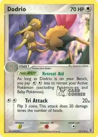 EX FireRed & LeafGreen Kartenliste - Dodri 21/112