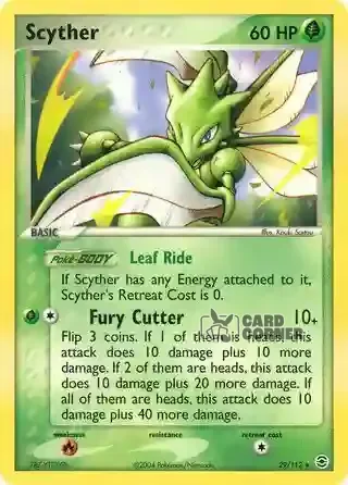 EX FireRed & LeafGreen Kartenliste - Sichlor 29/112