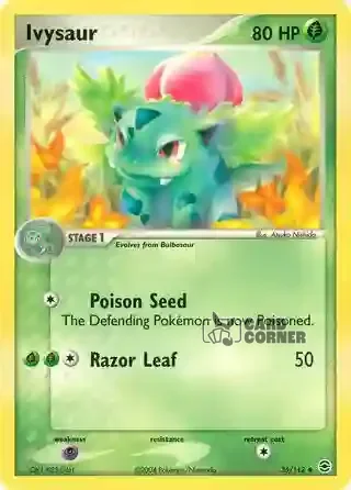 EX FireRed & LeafGreen Kartenliste - Bisaknosp 35/112