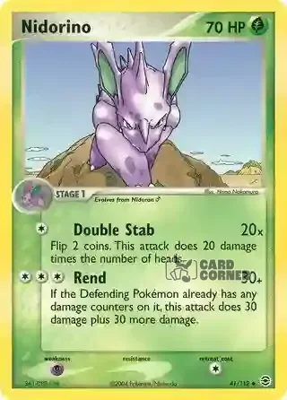 EX FireRed & LeafGreen Kartenliste - Nidorino 41/112