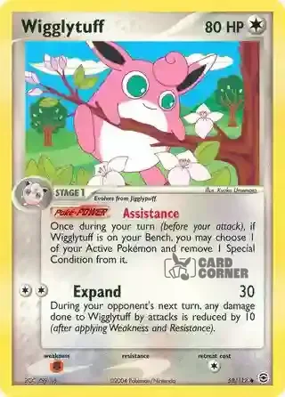 EX FireRed & LeafGreen Kartenliste - Knuddeluff 52/112