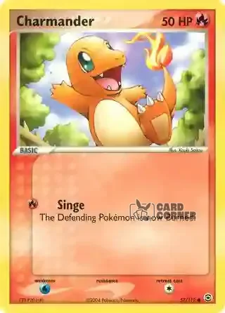 EX FireRed & LeafGreen Kartenliste - Glumanda 57/112