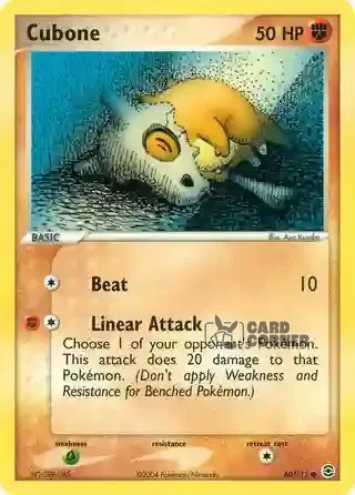 EX FireRed & LeafGreen Kartenliste - Tragosso 60/112