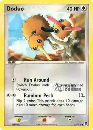 EX FireRed & LeafGreen Kartenliste - Dodu 62/112