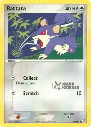 EX FireRed & LeafGreen Kartenliste - Rattfratz 77/112