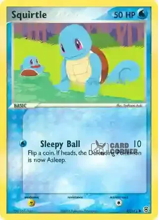 EX FireRed & LeafGreen Kartenliste - Schiggy 82/112