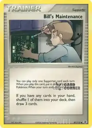 EX FireRed & LeafGreen Kartenliste - Bills Wartung 87/112