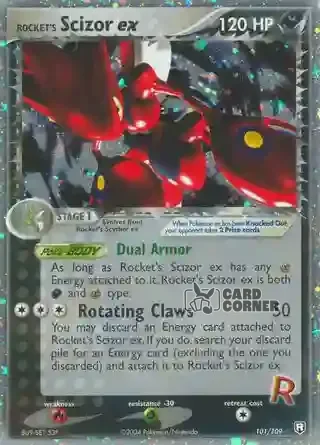 EX Team Rocket Returns Kartenliste - Rocket's Scizor ex 101/109