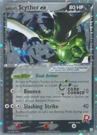 EX Team Rocket Returns Kartenliste - Rocket's Scyther ex 102/109