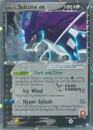 EX Team Rocket Returns Kartenliste - Rocket's Suicune ex 105/109