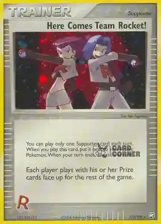 EX Team Rocket Returns Kartenliste - Here Comes Team Rocket! 111/109