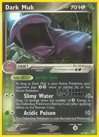 EX Team Rocket Returns Kartenliste - Dark Muk 16/109
