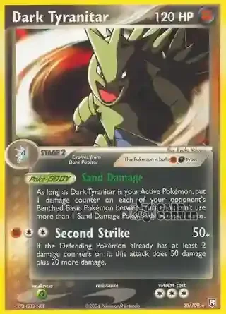 EX Team Rocket Returns Kartenliste - Dark Tyranitar 20/109