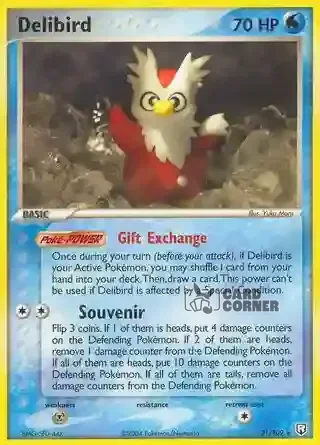 EX Team Rocket Returns Kartenliste - Delibird 21/109