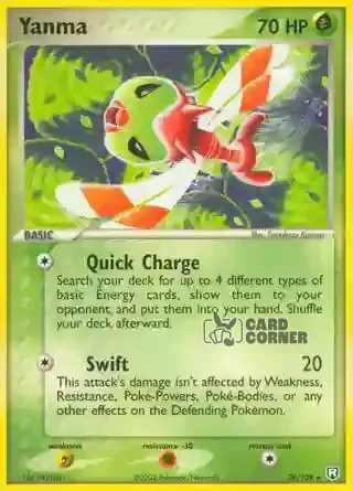 EX Team Rocket Returns Kartenliste - Yanma 28/109
