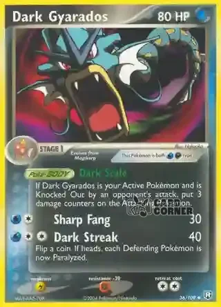 EX Team Rocket Returns Kartenliste - Dark Gyarados 36/109