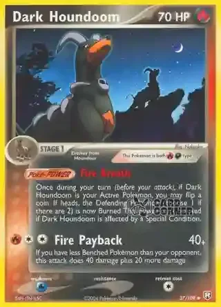 EX Team Rocket Returns Kartenliste - Dark Houndoom 37/109