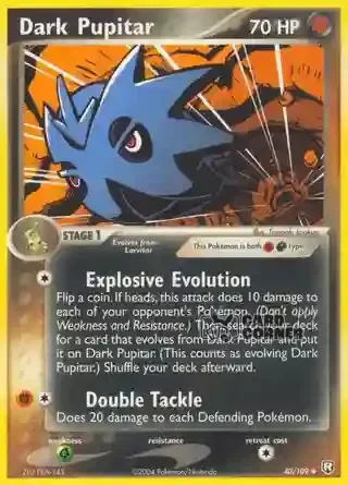 EX Team Rocket Returns Kartenliste - Dark Pupitar 40/109