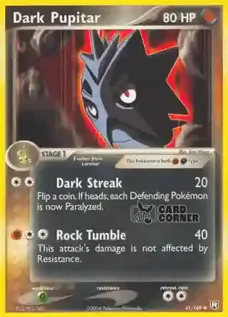 EX Team Rocket Returns Kartenliste - Dark Pupitar 41/109
