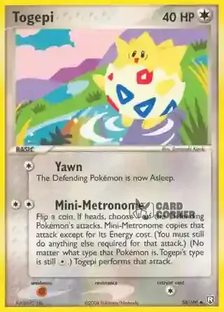 EX Team Rocket Returns Kartenliste - Togepi 50/109