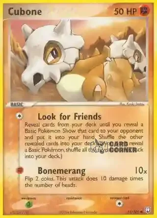 EX Team Rocket Returns Kartenliste - Cubone 51/109