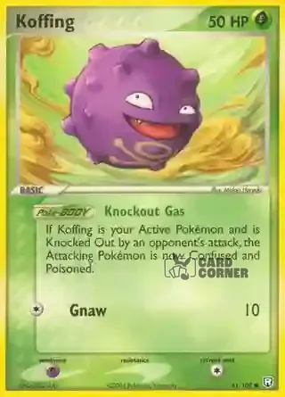 EX Team Rocket Returns Kartenliste - Koffing 61/109