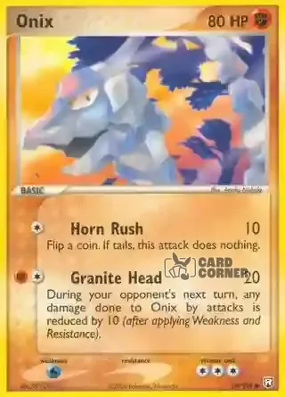 EX Team Rocket Returns Kartenliste - Onix 69/109