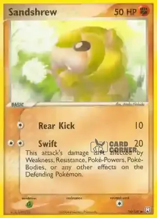 EX Team Rocket Returns Kartenliste - Sandshrew 74/109