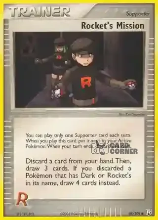 EX Team Rocket Returns Kartenliste - Rocket's Mission 88/109