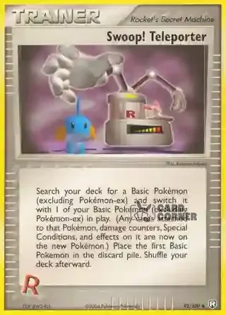 EX Team Rocket Returns Kartenliste - Swoop! Teleporter 92/109