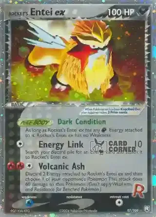 EX Team Rocket Returns Kartenliste - Rocket's Entei ex 97/109