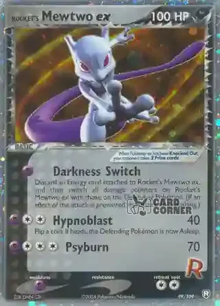 EX Team Rocket Returns Kartenliste - Rocket's Mewtwo ex 99/109