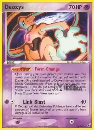 EX Deoxys Kartenliste - Deoxys 16/107