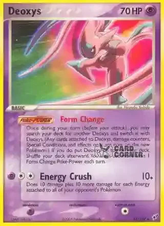 EX Deoxys Kartenliste - Deoxys 17/107