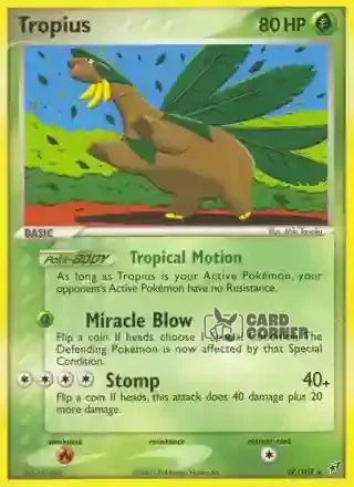 EX Deoxys Kartenliste - Tropius 27/107