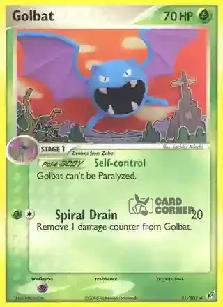 EX Deoxys Kartenliste - Golbat 31/107