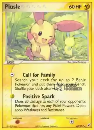 EX Deoxys Kartenliste - Plusle 44/107