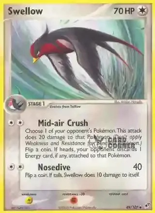 EX Deoxys Kartenliste - Schwalboss 49/107