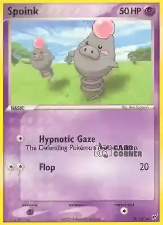 EX Deoxys Kartenliste - Spoink 76/107