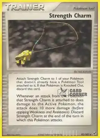 EX Deoxys Kartenliste - Stärkeamulett 92/107