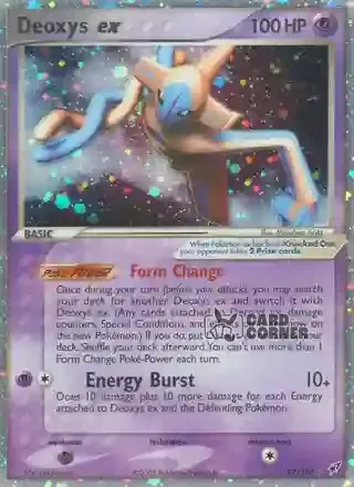 EX Deoxys Kartenliste - Deoxys ex 97/107