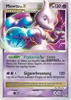 Erwachte Legenden Kartenliste - Mewtu Lv.X 144/146