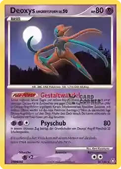 Erwachte Legenden Kartenliste - Deoxys Angriffsform 024/146
