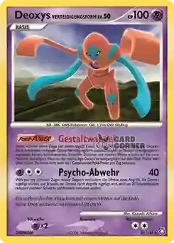 Erwachte Legenden Kartenliste - Deoxys Verteidigungsform 025/146