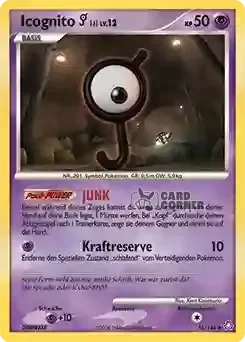 Erwachte Legenden Kartenliste - Icognito J 076/146